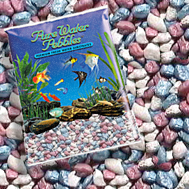 Pure Water Pebbles® Pastel Rainbow Frost Coloured Aquarium Stones